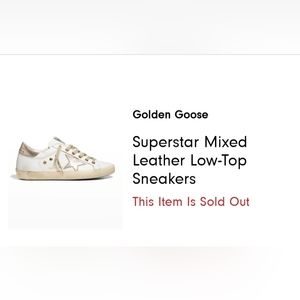 Golden goose sneaker